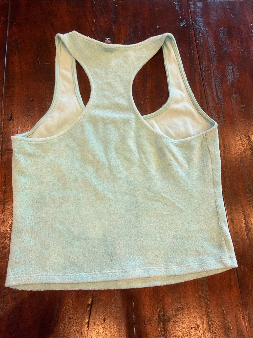 Victoria's Secret Light Aqua Racerback Terry Tank